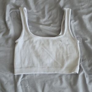 Classic White Crop Top